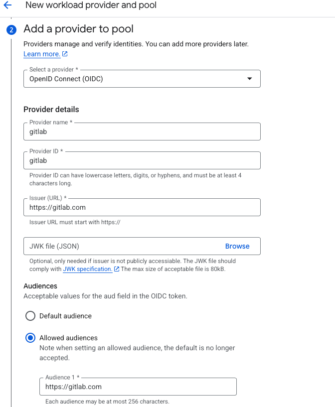 gcp-workload-identity-provider-basic-configuration